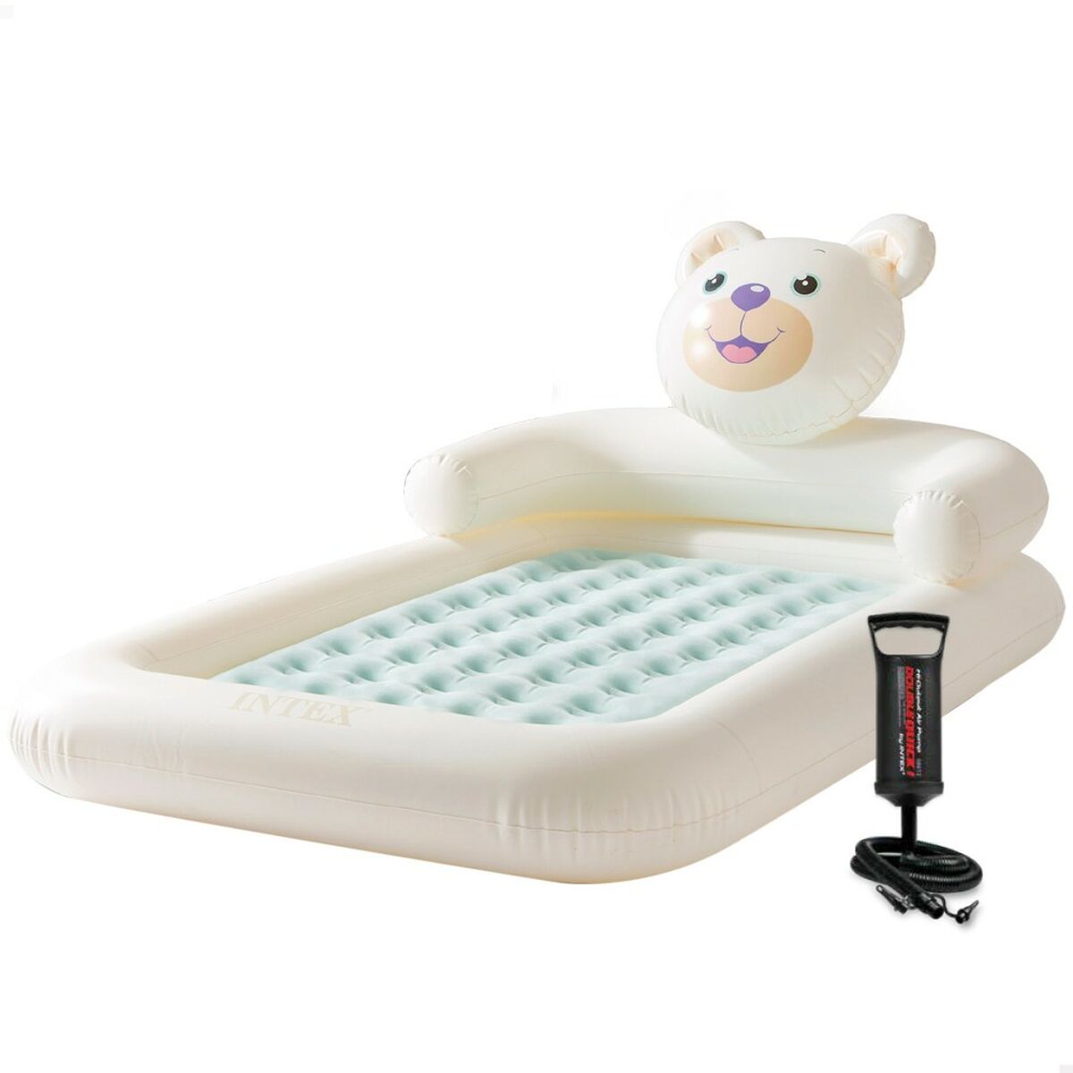 Cama hinchable infantil con forma de oso, 114 x 10 x 178 cm — imagen 2