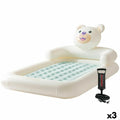 Cama hinchable infantil con forma de oso, 114 x 10 x 178 cm