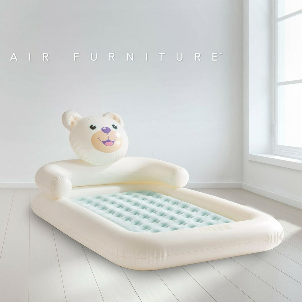 Cama hinchable infantil con forma de oso, 114 x 10 x 178 cm — imagen 3