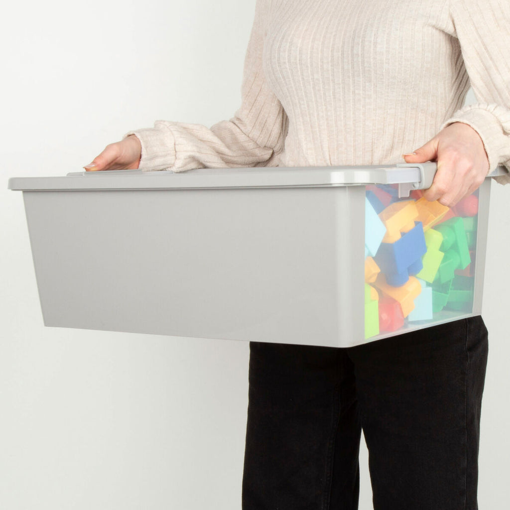 Caja de almacenaje gris Curver de plástico, 26 L (7 unidades) — imagen 3