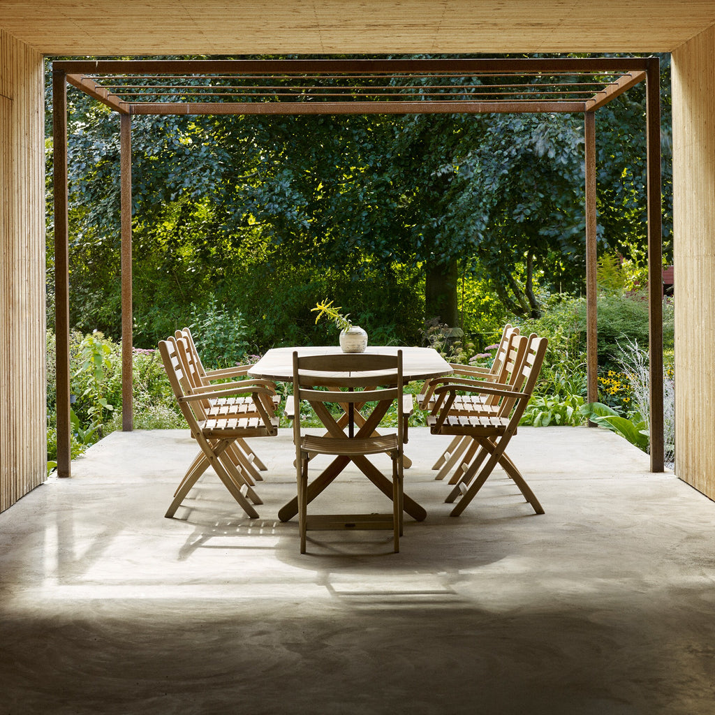 Fritz Hansen Skagerak Selandia Gartenarmlehnstuhl