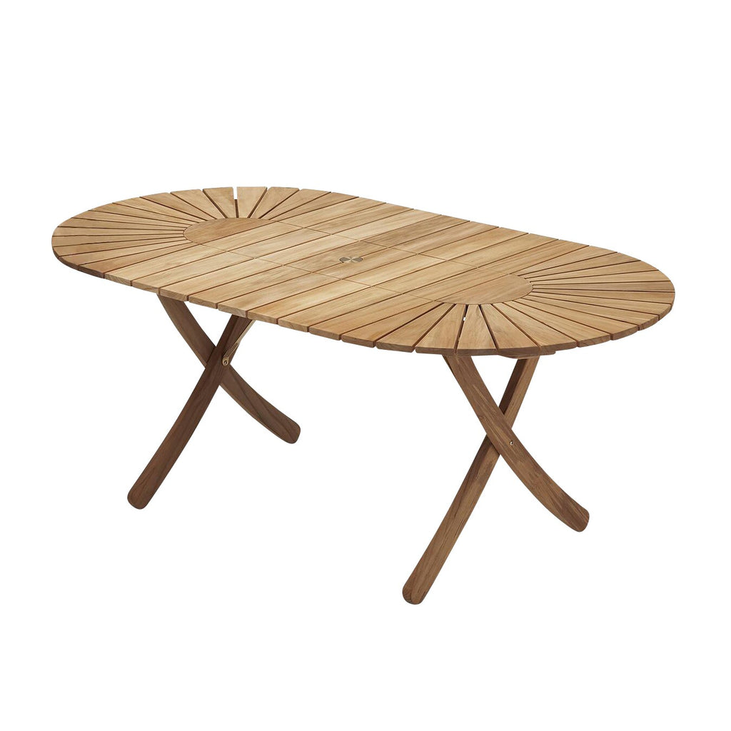 Fritz Hansen Skagerak Selandia Gartentisch ausziehbar 180x100x73cm