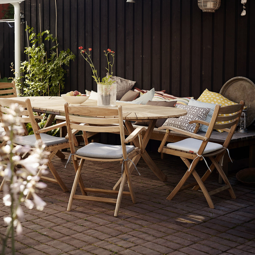 Fritz Hansen Skagerak Selandia Gartentisch ausziehbar 180x100x73cm