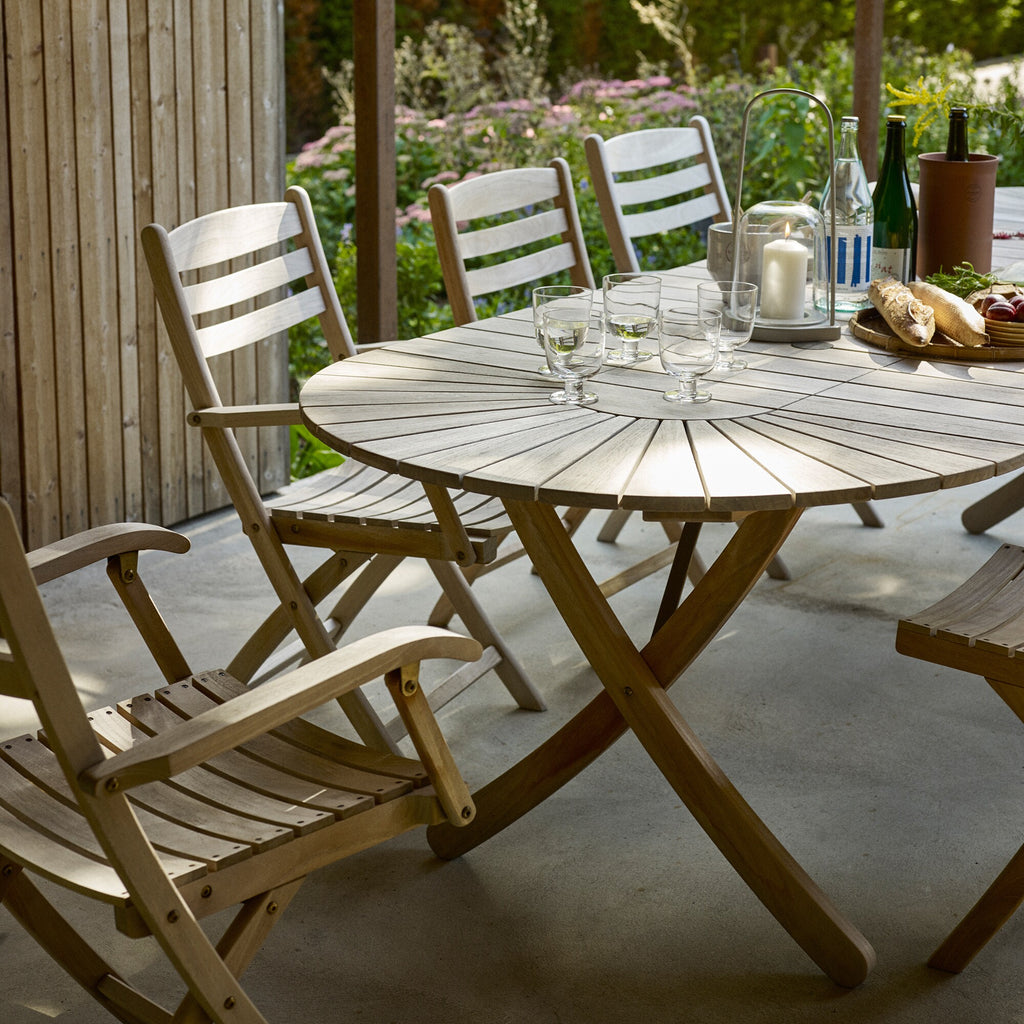 Fritz Hansen Skagerak Selandia Gartentisch ausziehbar 180x100x73cm