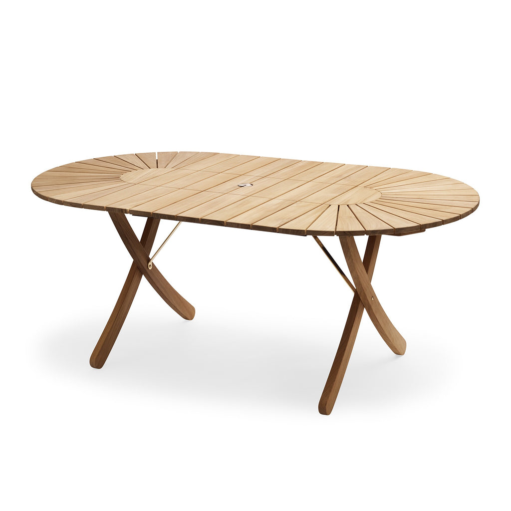 Fritz Hansen Skagerak Selandia Gartentisch ausziehbar 180x100x73cm