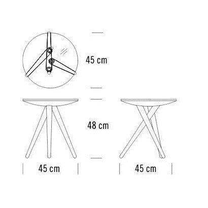 Thonet 1025 Beistelltisch