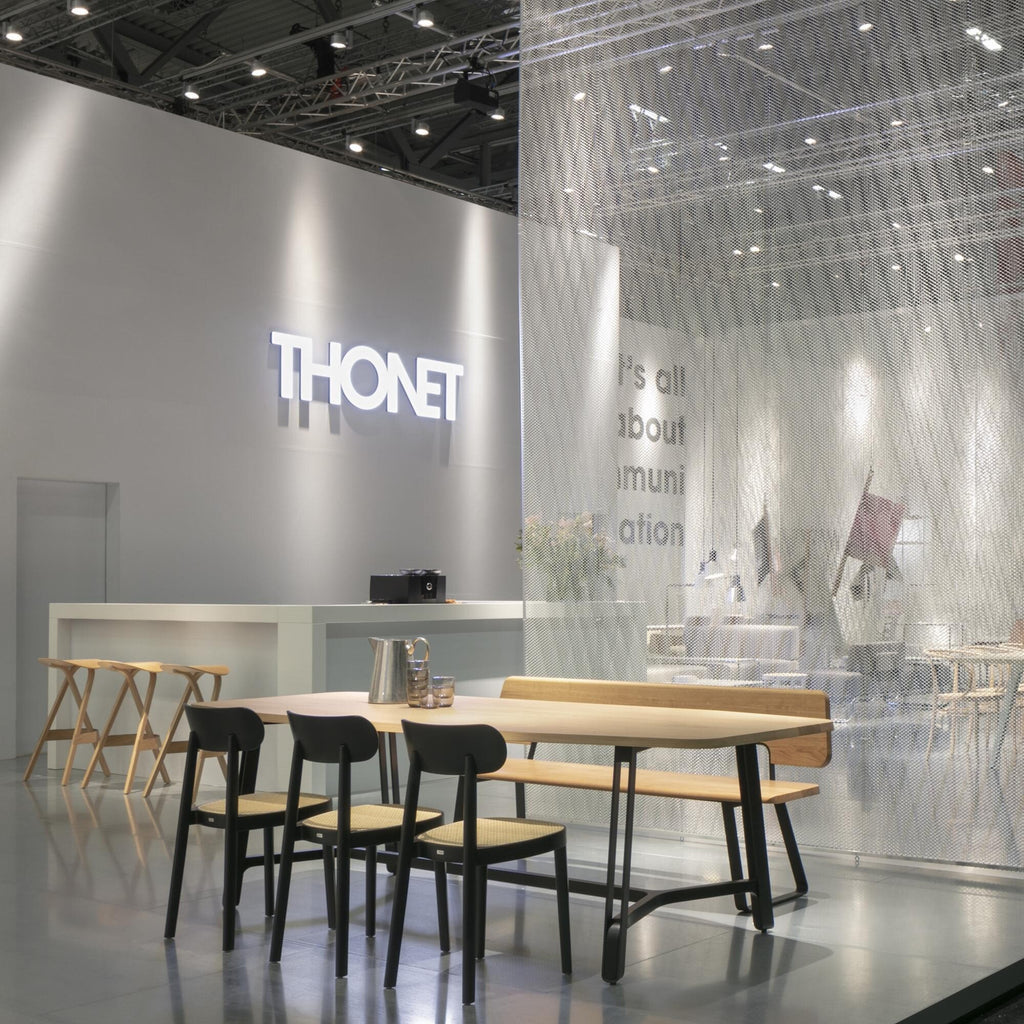 Thonet 118 Stuhl mit Rohrgeflecht 4er Set