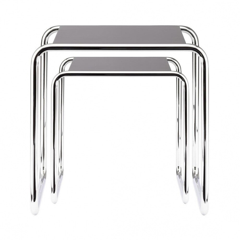 Thonet B 9 Beistelltisch 2er Set Buche