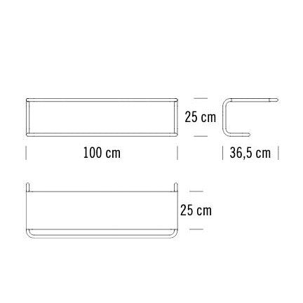 Thonet S 1521 Wandgarderobe/ Schuhregal