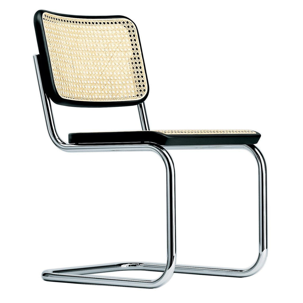 Thonet S 32 V Freischwinger Stuhl mit Rohrgeflecht
