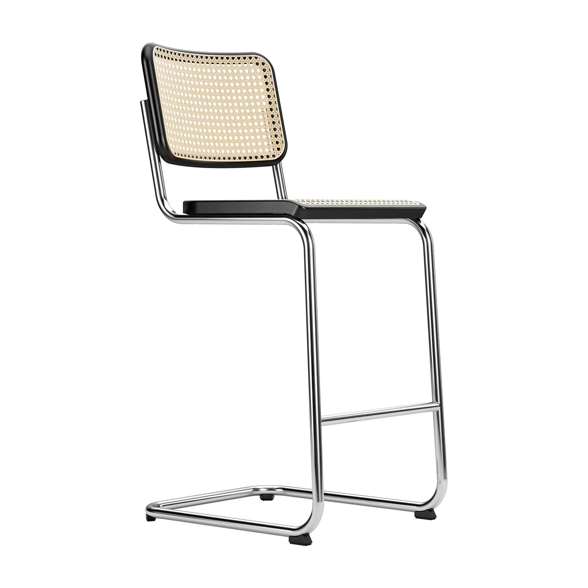 Thonet S 32 VH Barhocker mit Rohrgeflecht 112cm