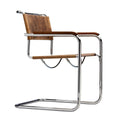 Thonet S 34 Pure Materials Freischwinger Armlehnstuhl