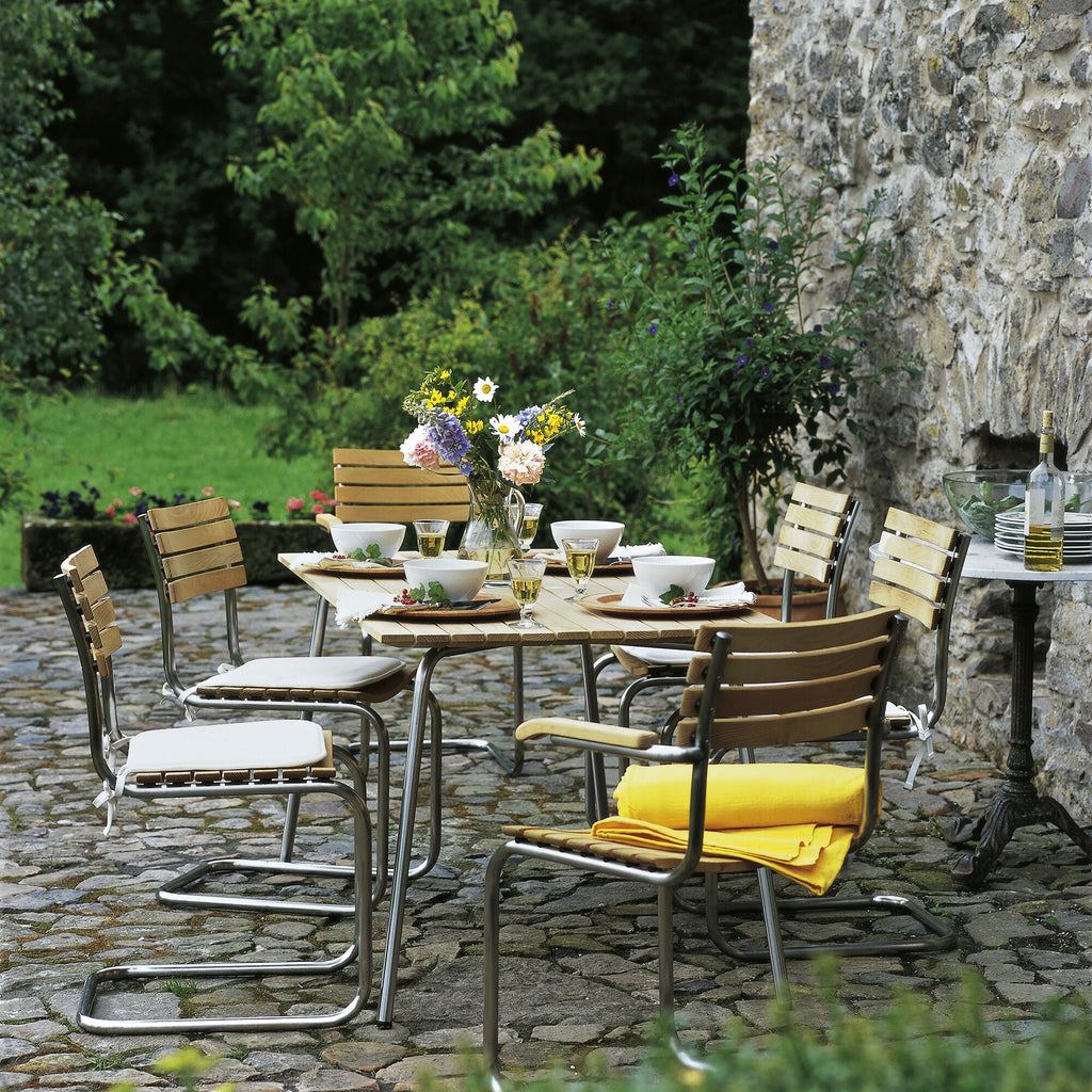 Thonet S 40 F Freischwinger Gartenarmlehnstuhl