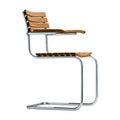 Thonet S 40 F Freischwinger Gartenarmlehnstuhl