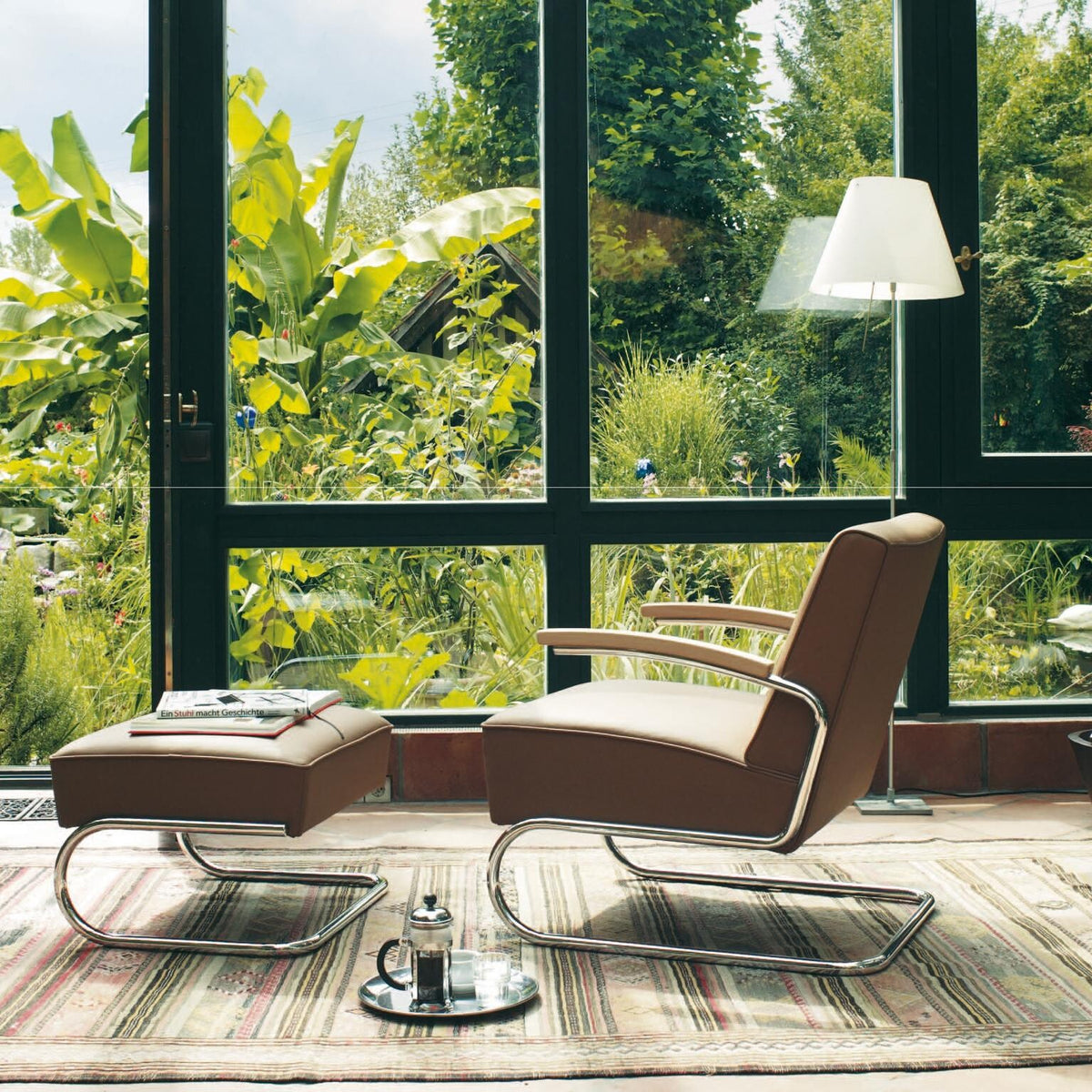 Thonet S 411 Sessel Leder