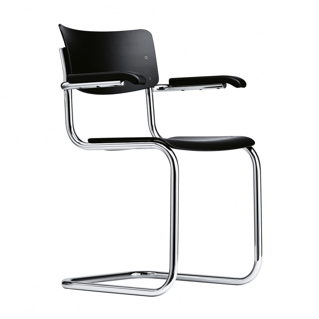 Thonet S 43 F Freischwinger Armlehnstuhl