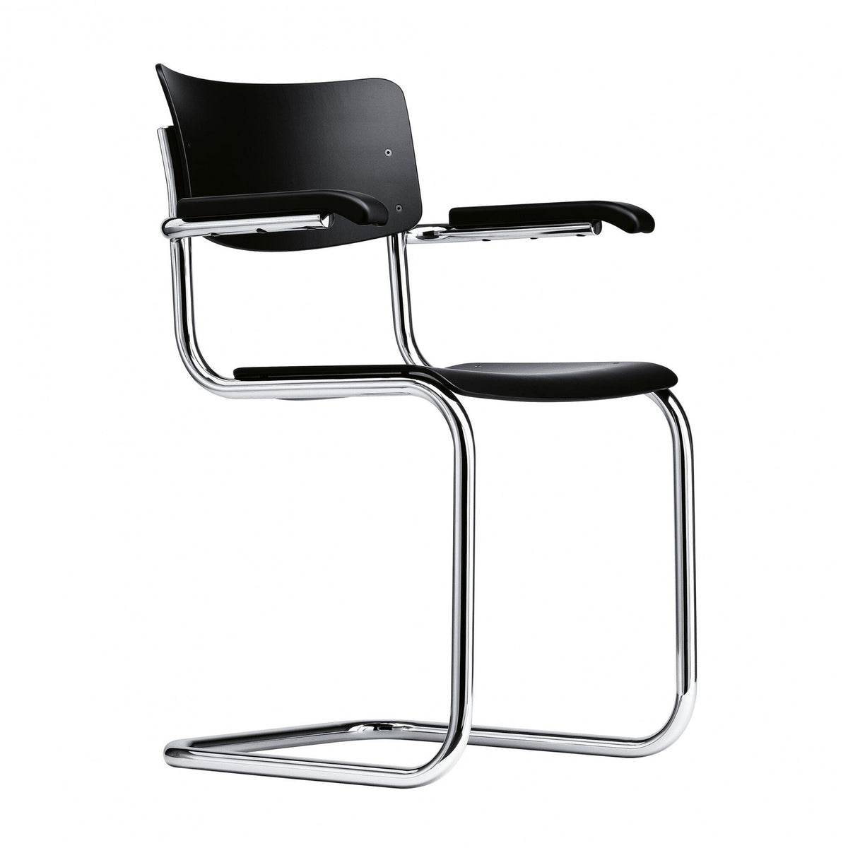 Thonet S 43 F Freischwinger Armlehnstuhl