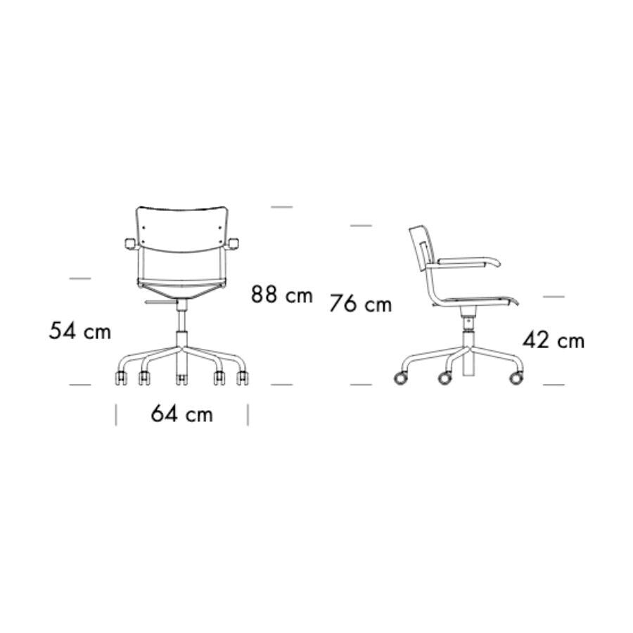 Thonet S 43 FDR Bürostuhl