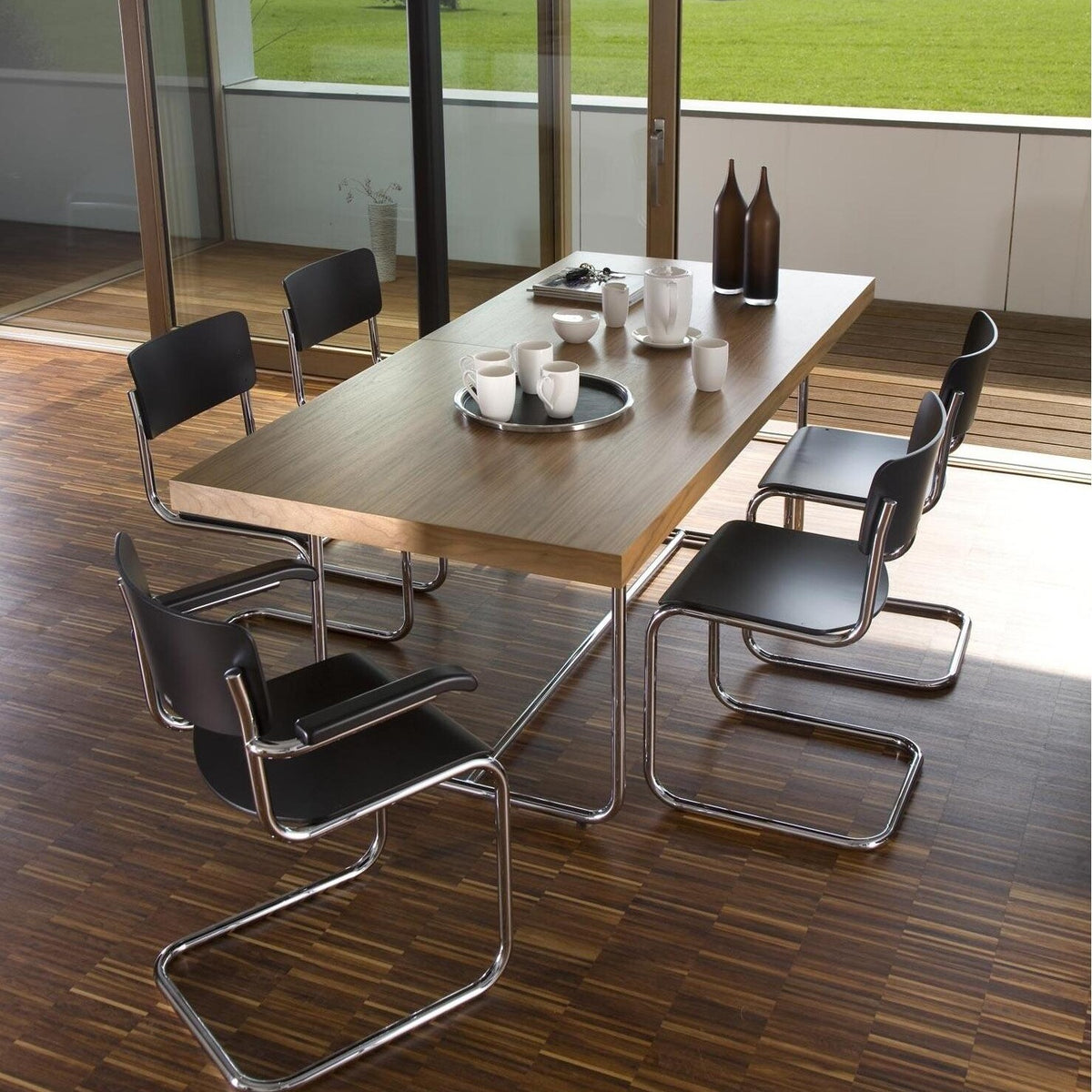Thonet S 43 Freischwinger Stuhl 4er Set
