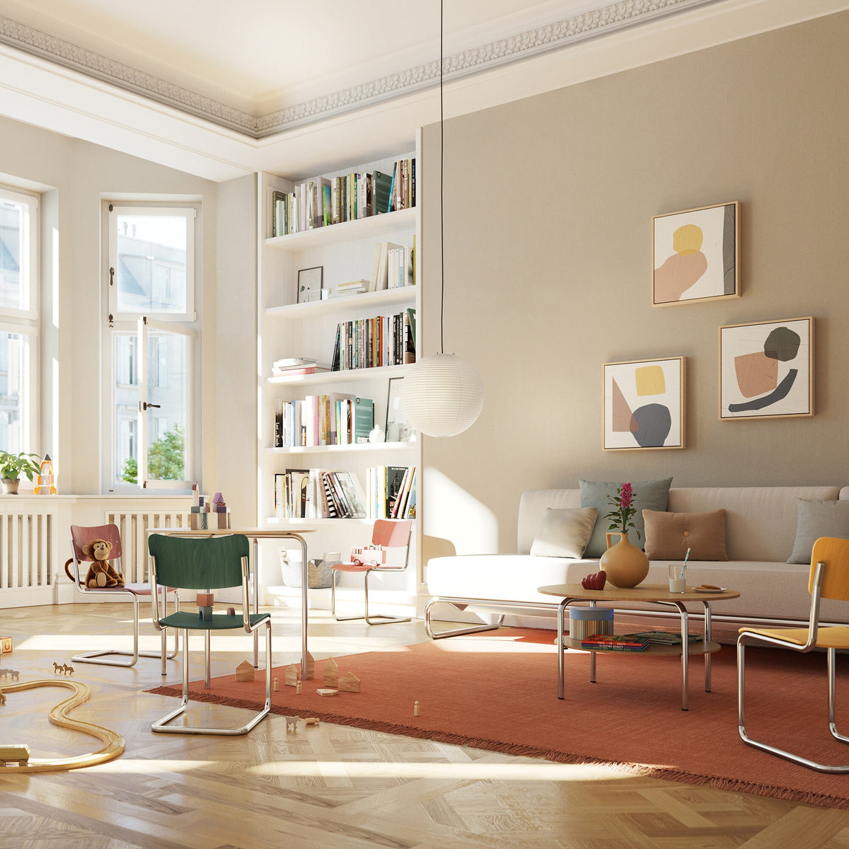 Thonet S 43 K Freischwinger Kinderstuhl