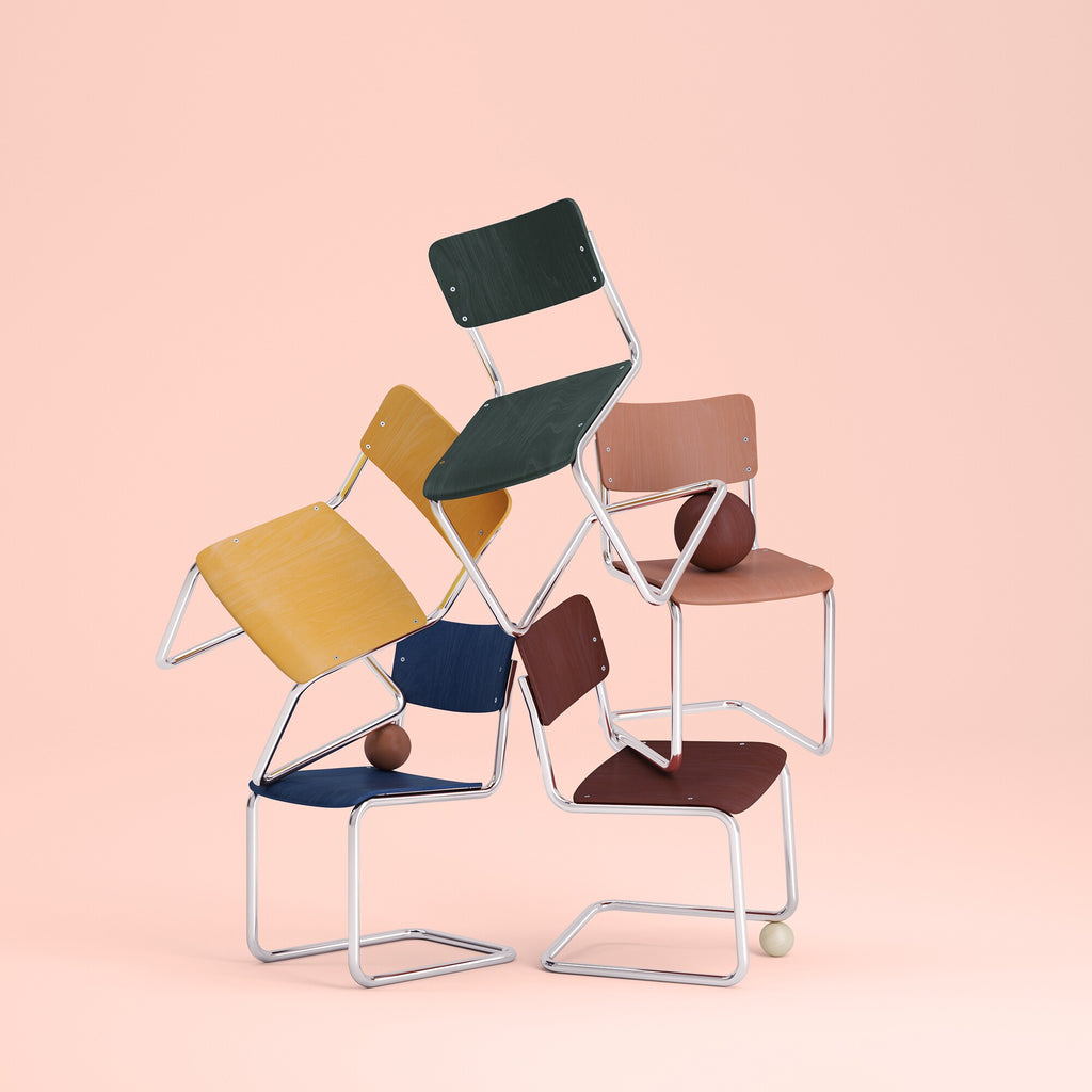 Thonet S 43 K Freischwinger Kinderstuhl