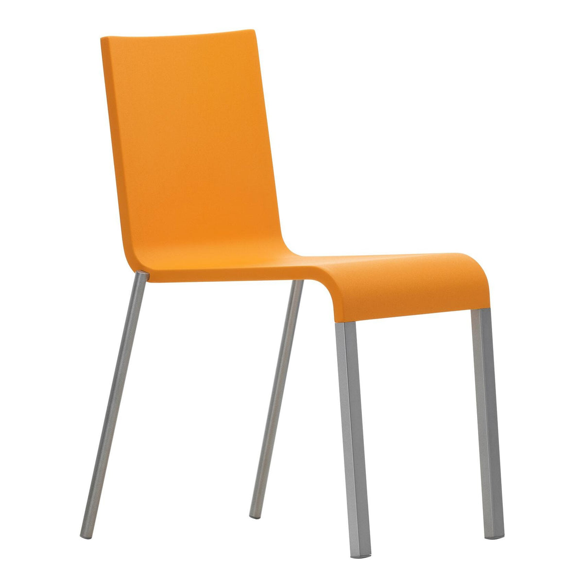 Vitra .03 Stuhl stapelbar Gestell silberfarben