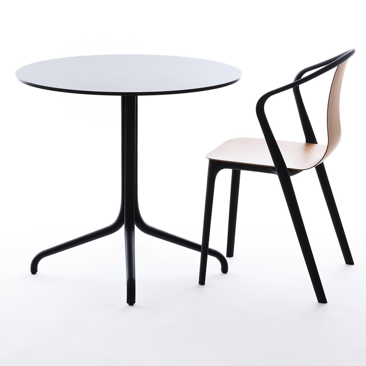 Vitra Belleville Armlehnstuhl Holz
