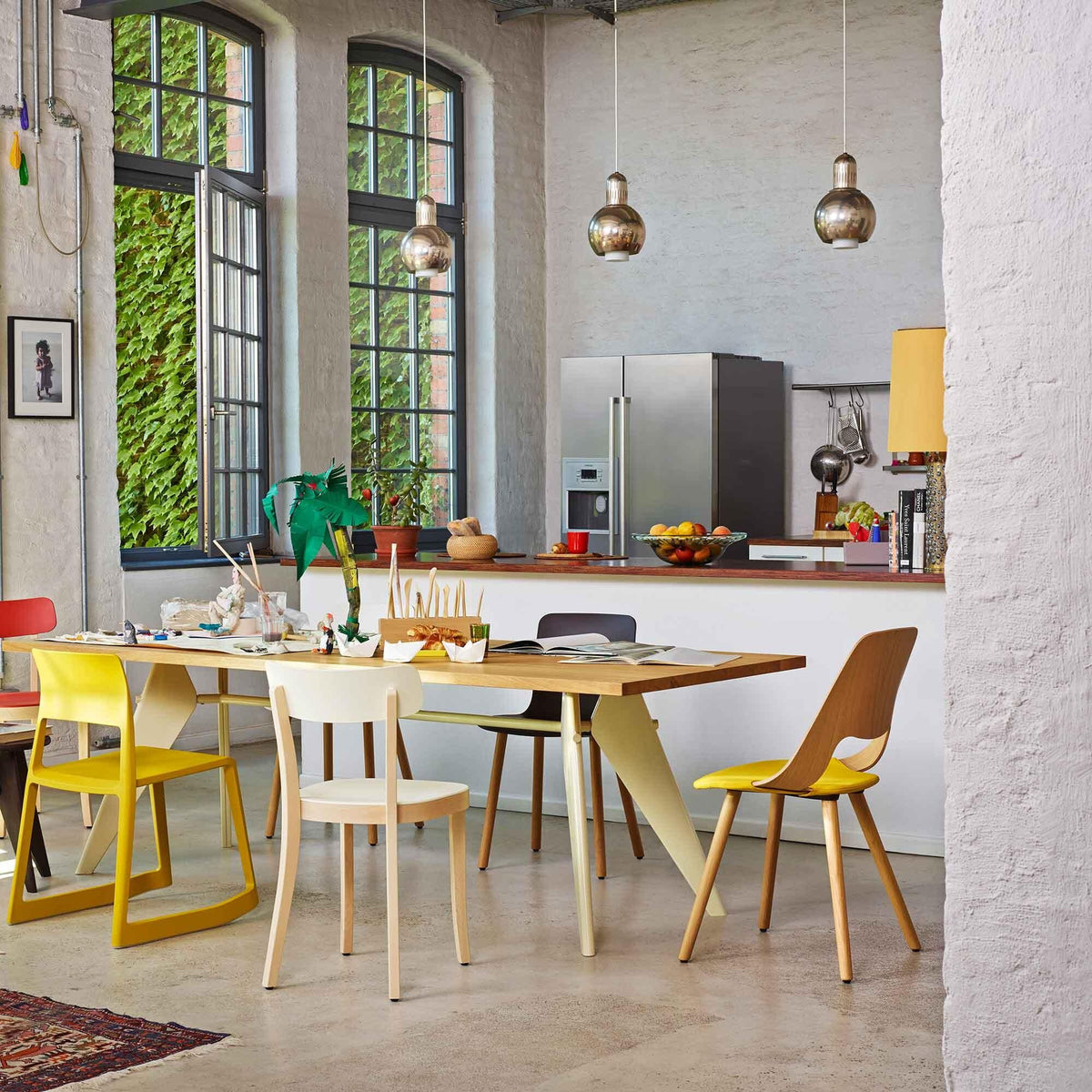 Vitra EM Table Prouvé Tisch 220x90cm