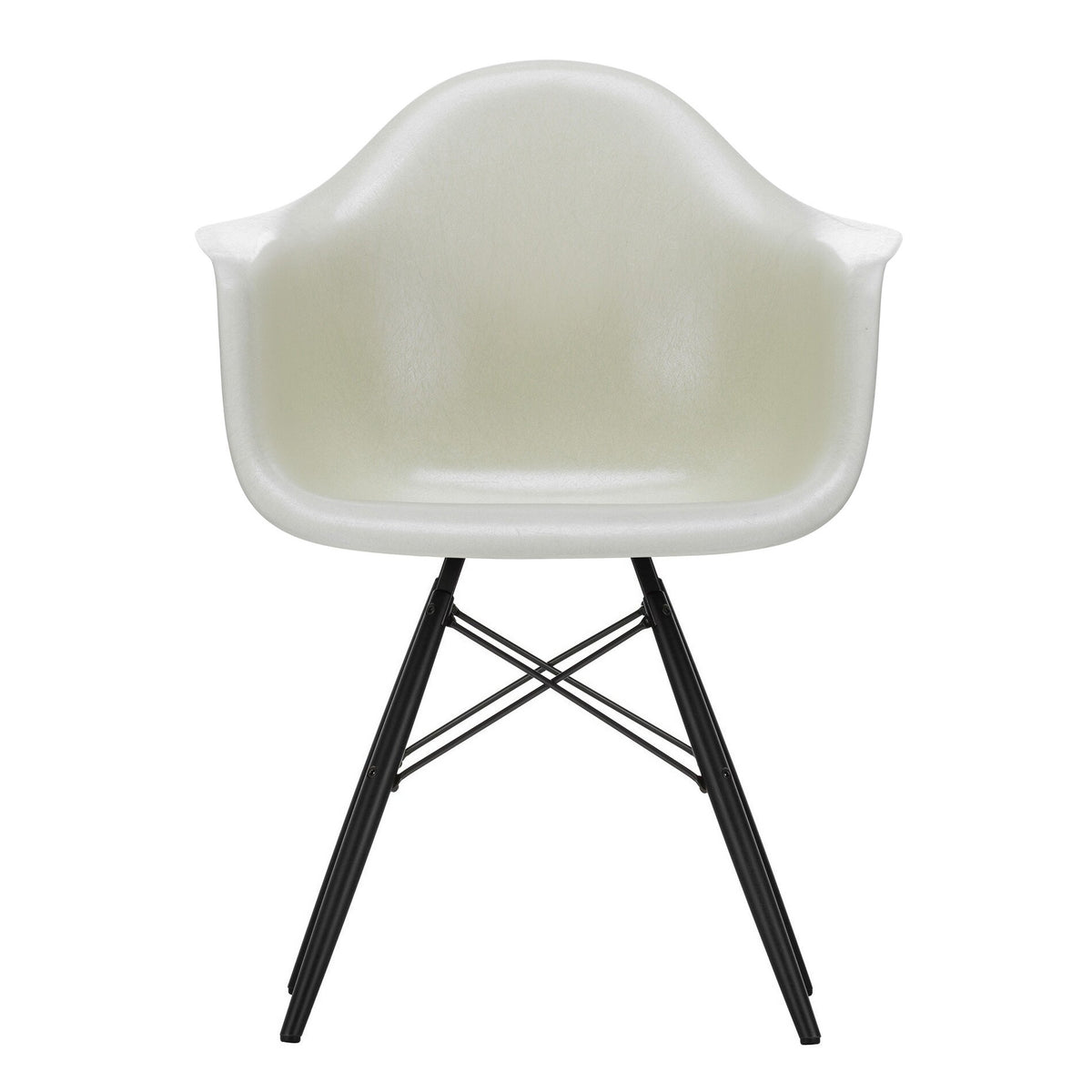 Vitra Eames Fiberglass Armchair DAW Ahorn schwarz