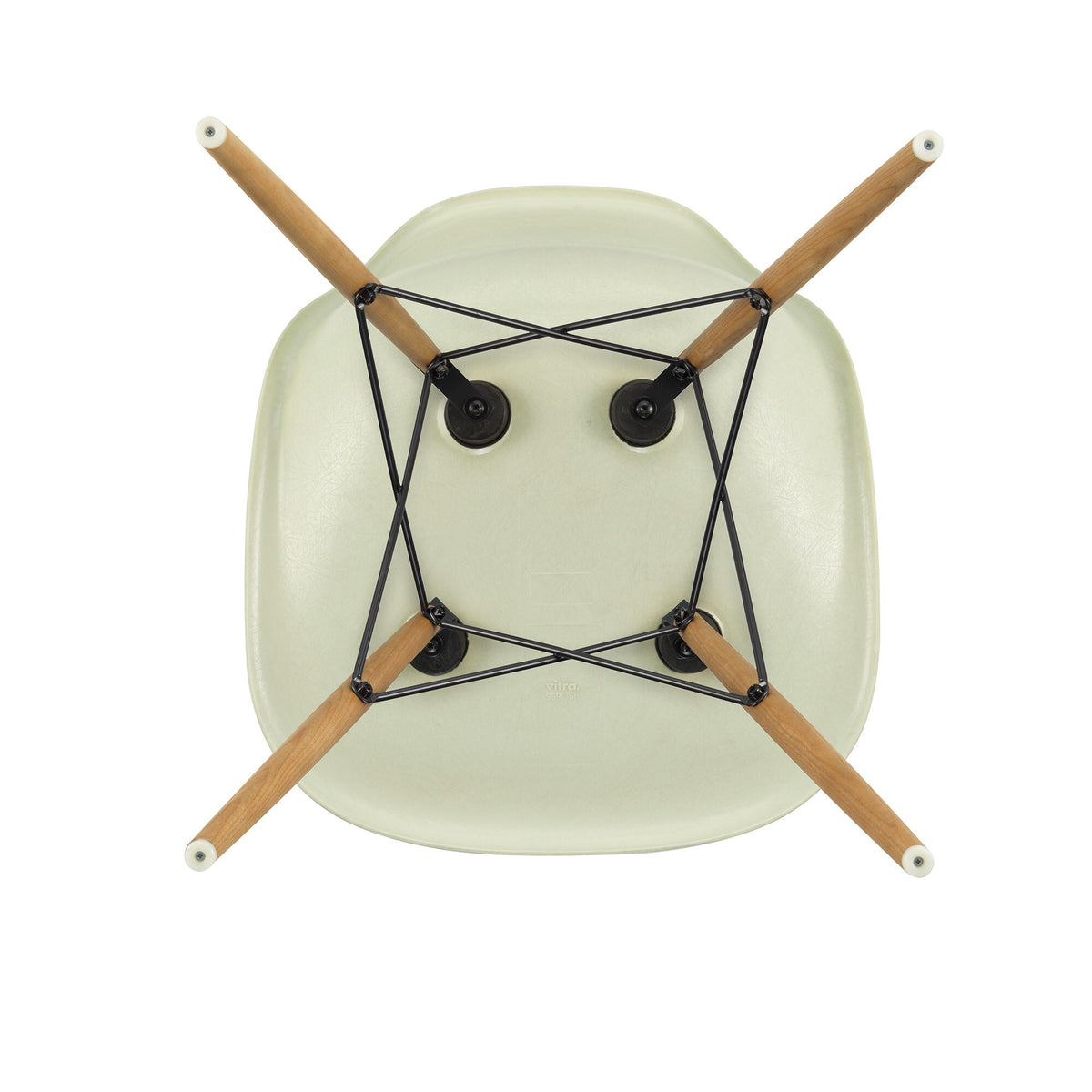 Vitra Eames Fiberglass Side Chair DSW Gestell Esche