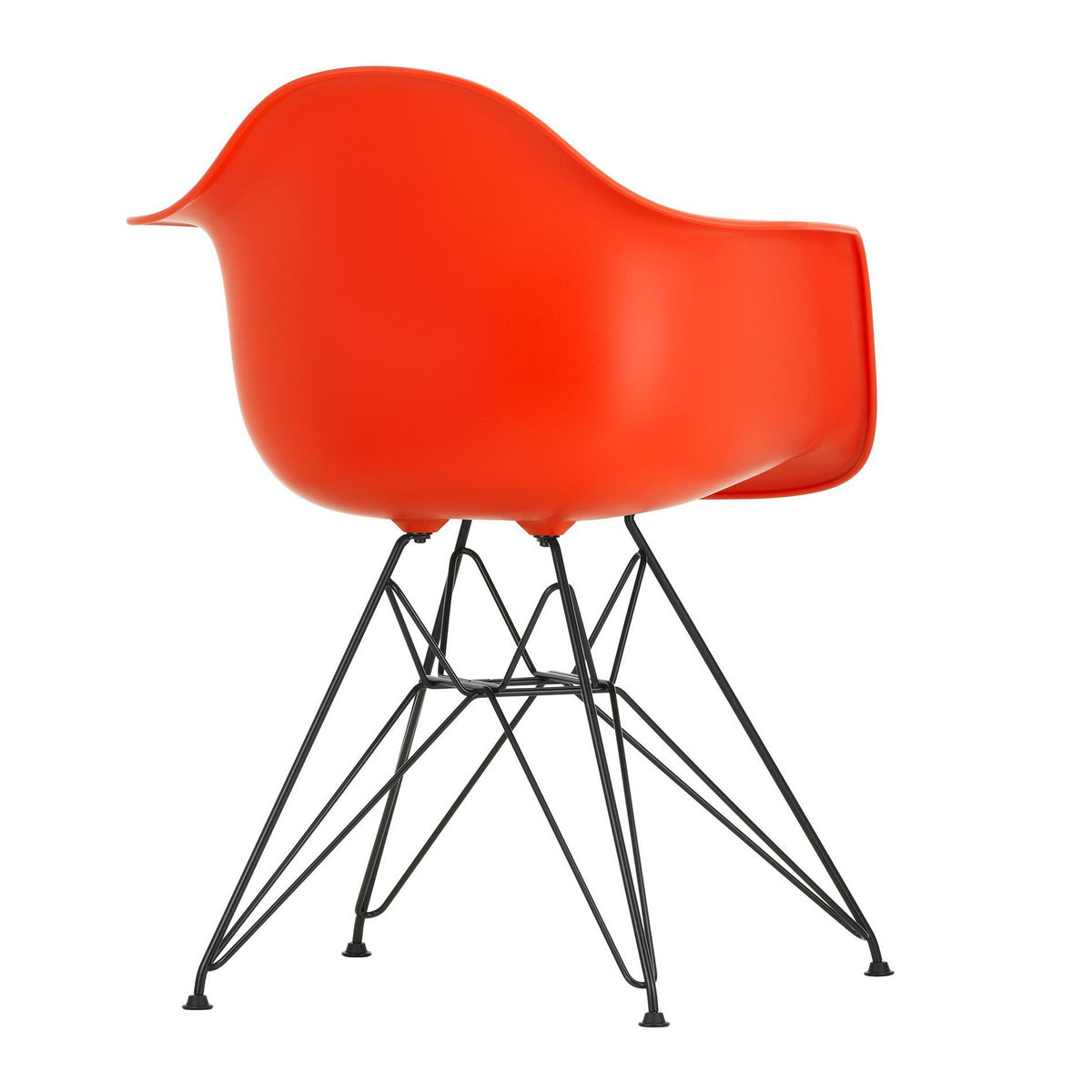 Vitra Eames Plastic Armchair DAR RE Gestell schwarz