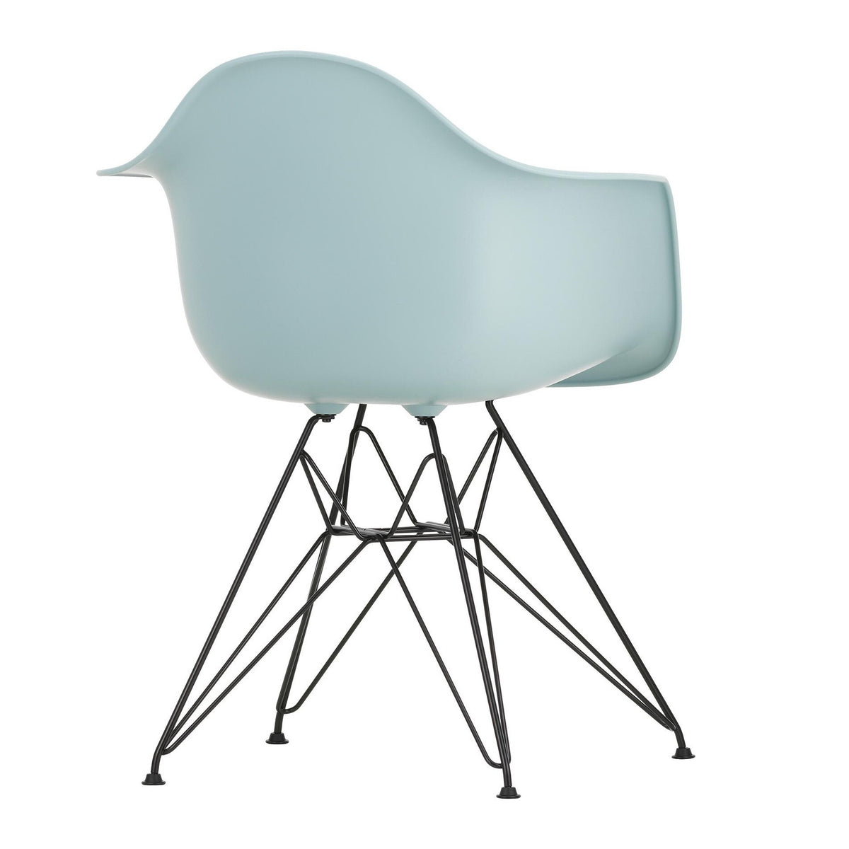 Vitra Eames Plastic Armchair DAR RE Gestell schwarz