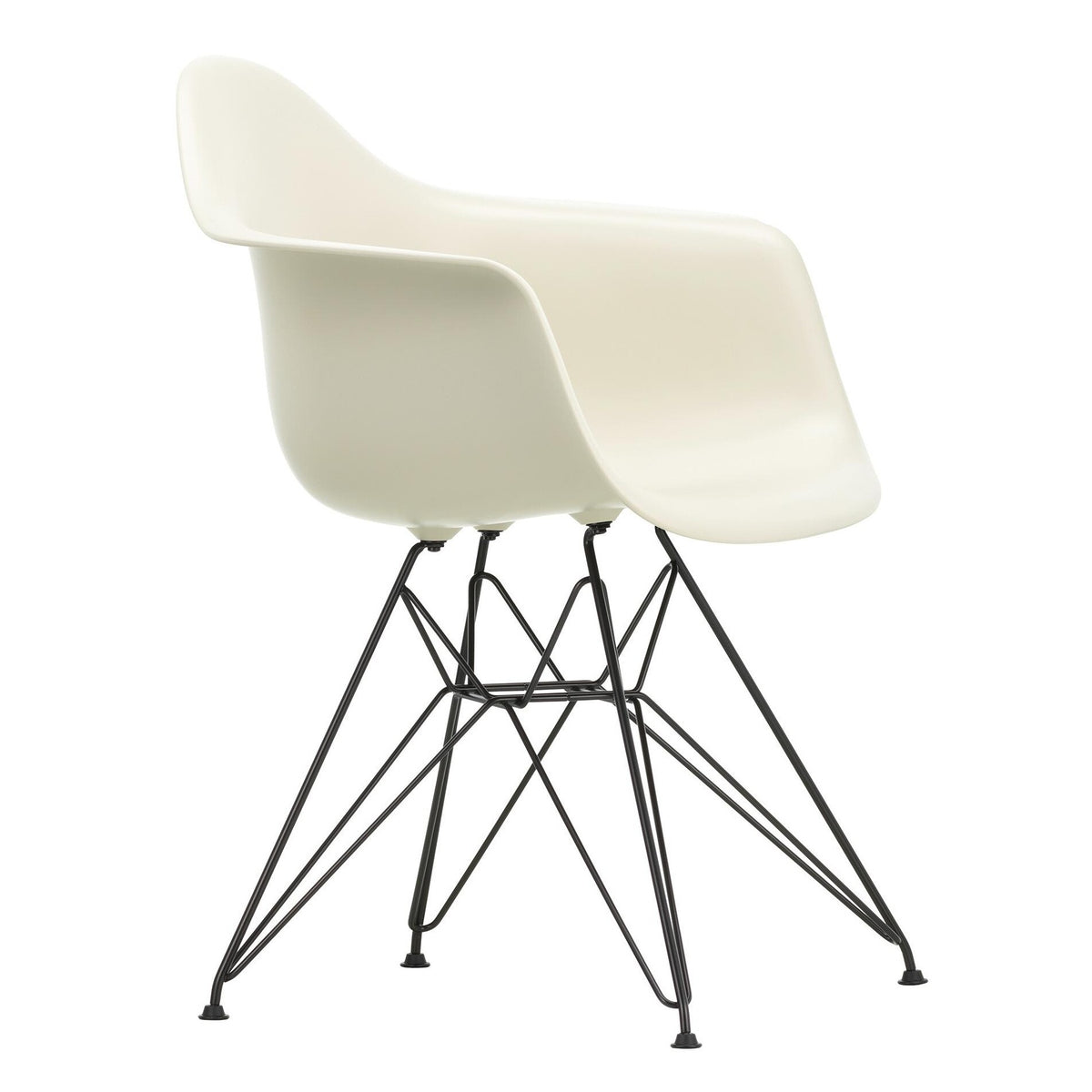 Vitra Eames Plastic Armchair DAR RE Gestell schwarz