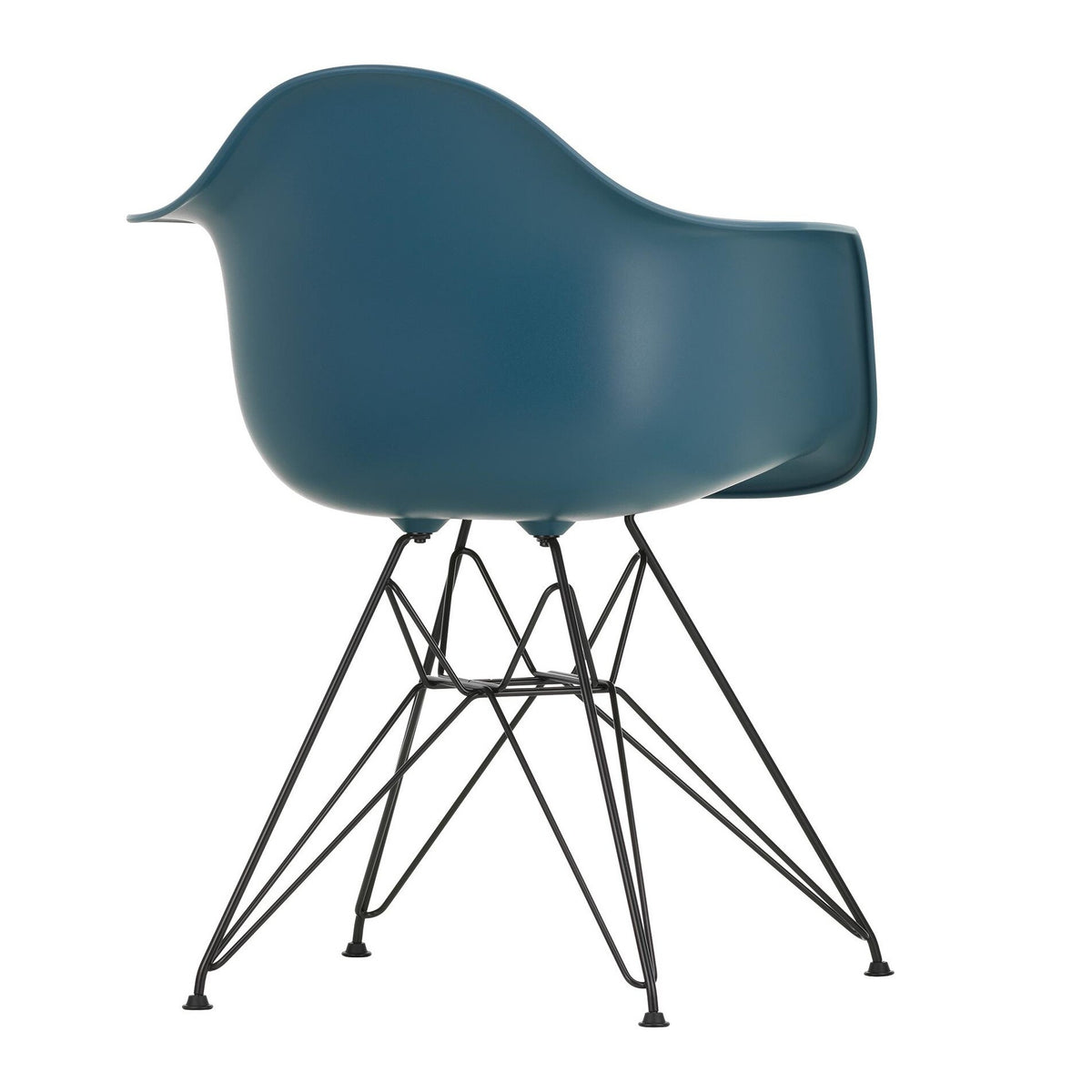 Vitra Eames Plastic Armchair DAR RE Gestell schwarz