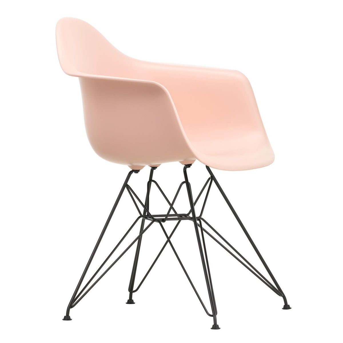 Vitra Eames Plastic Armchair DAR RE Gestell schwarz