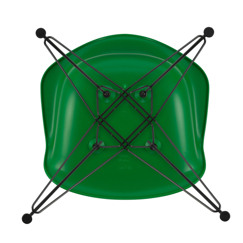 Vitra Eames Plastic Armchair DAR RE Gestell schwarz