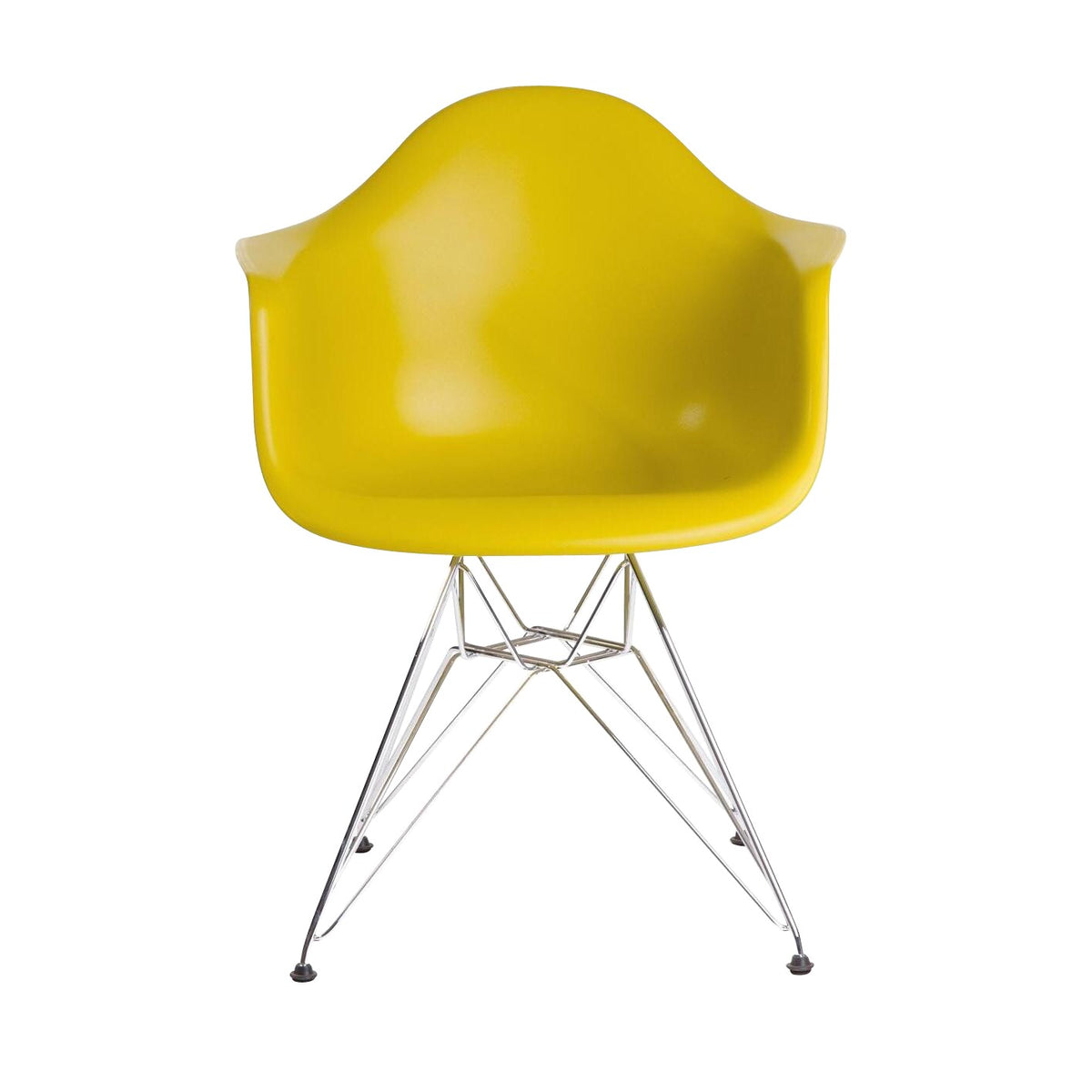 Vitra Eames Plastic Armchair DAR Gestell verchromt