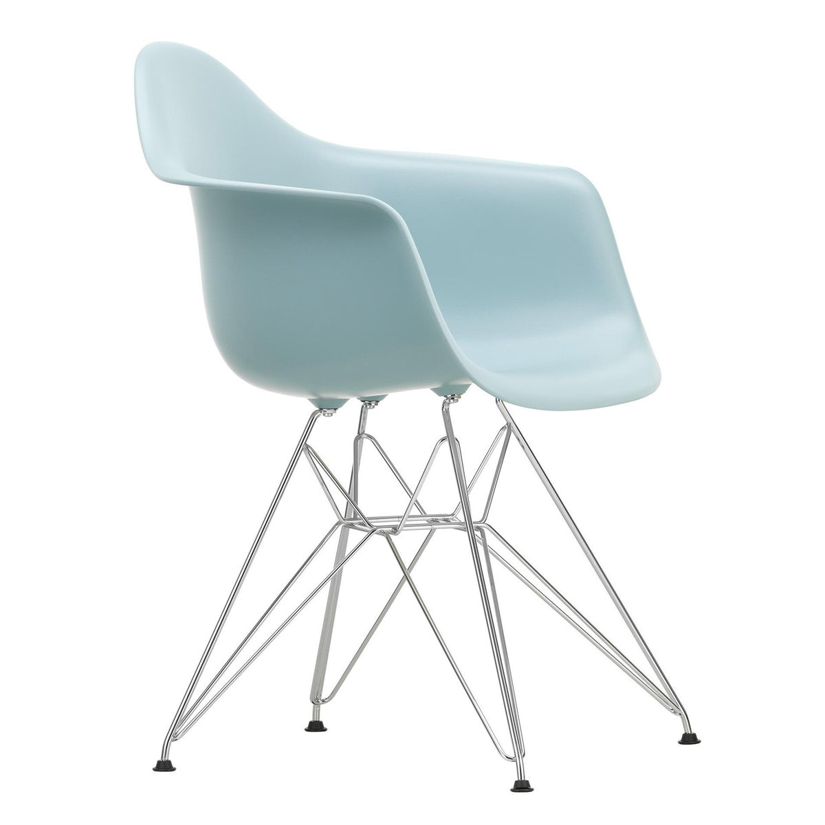 Vitra Eames Plastic Armchair DAR RE Gestell verchromt