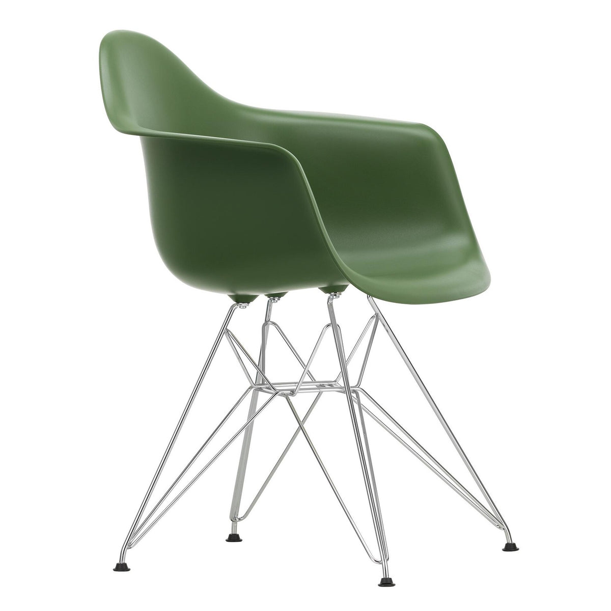 Vitra Eames Plastic Armchair DAR RE Gestell verchromt