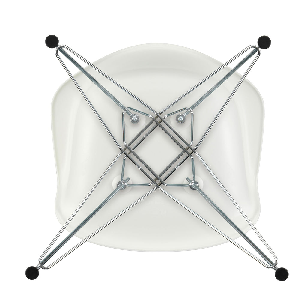 Vitra Eames Plastic Armchair DAR Gestell verchromt