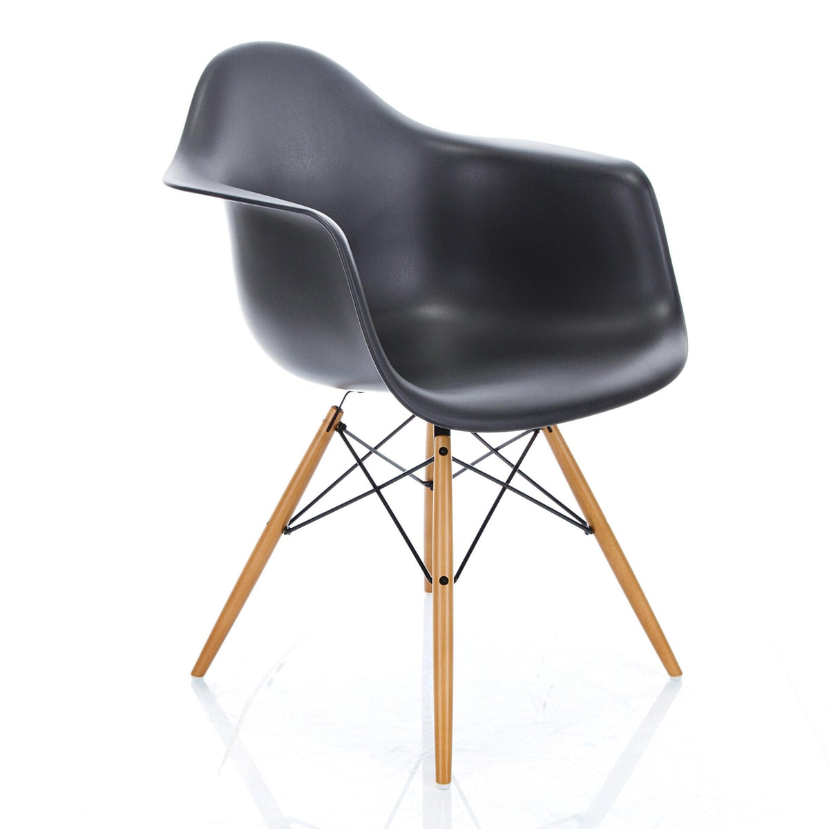 Vitra Eames Plastic Armchair DAW Ahorn gelblich
