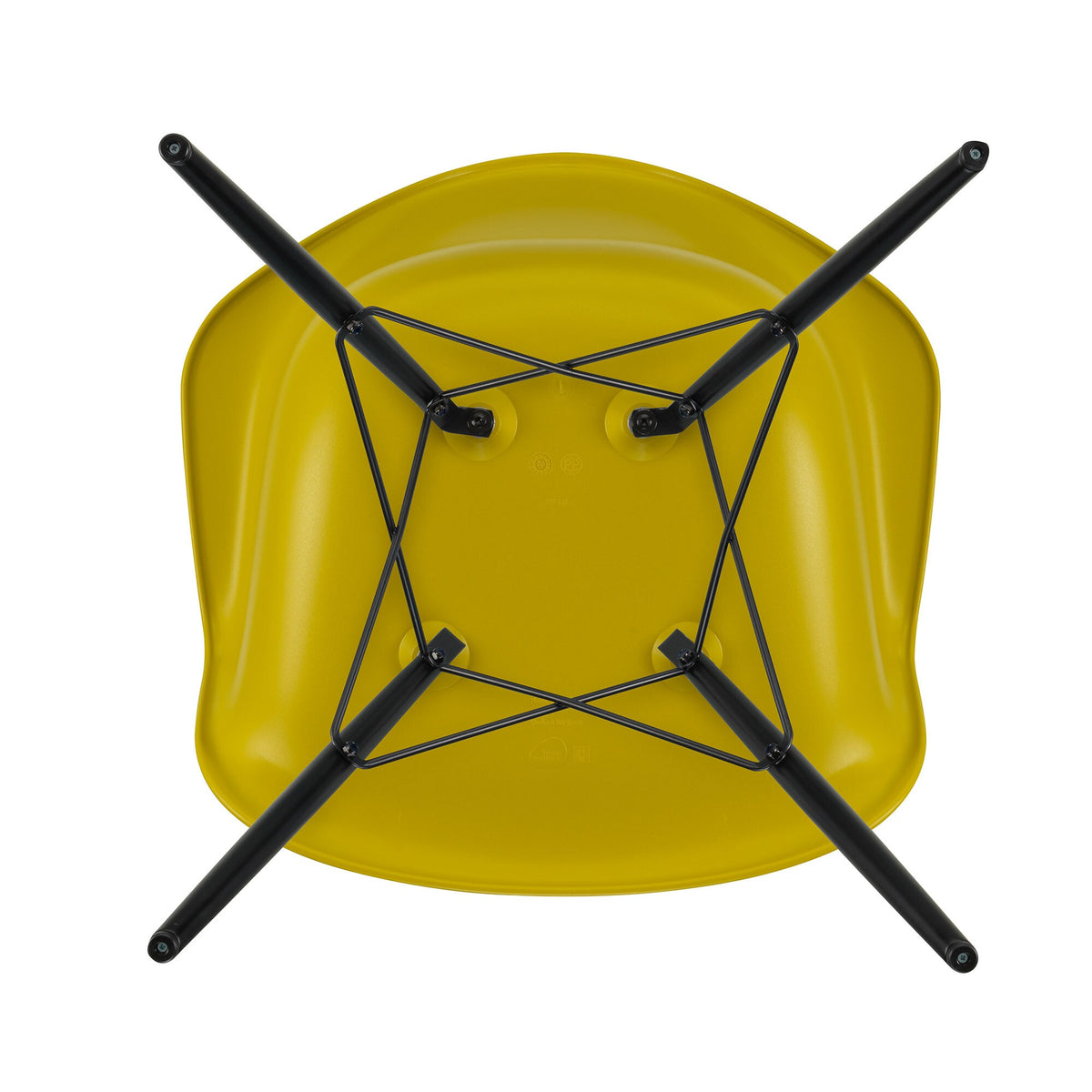 Vitra Eames Plastic Armchair DAW RE Ahorn schwarz