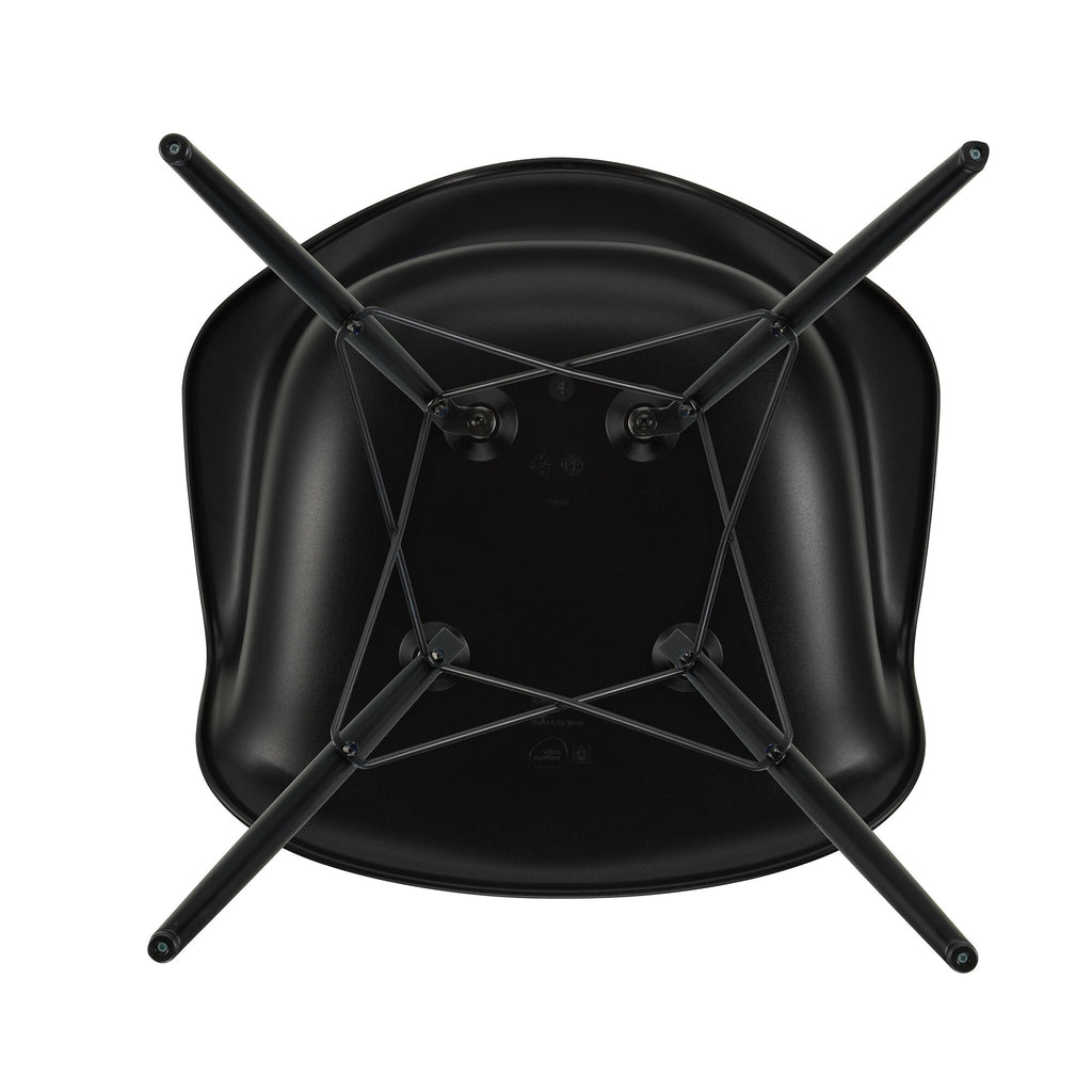 Vitra Eames Plastic Armchair DAW RE Ahorn schwarz