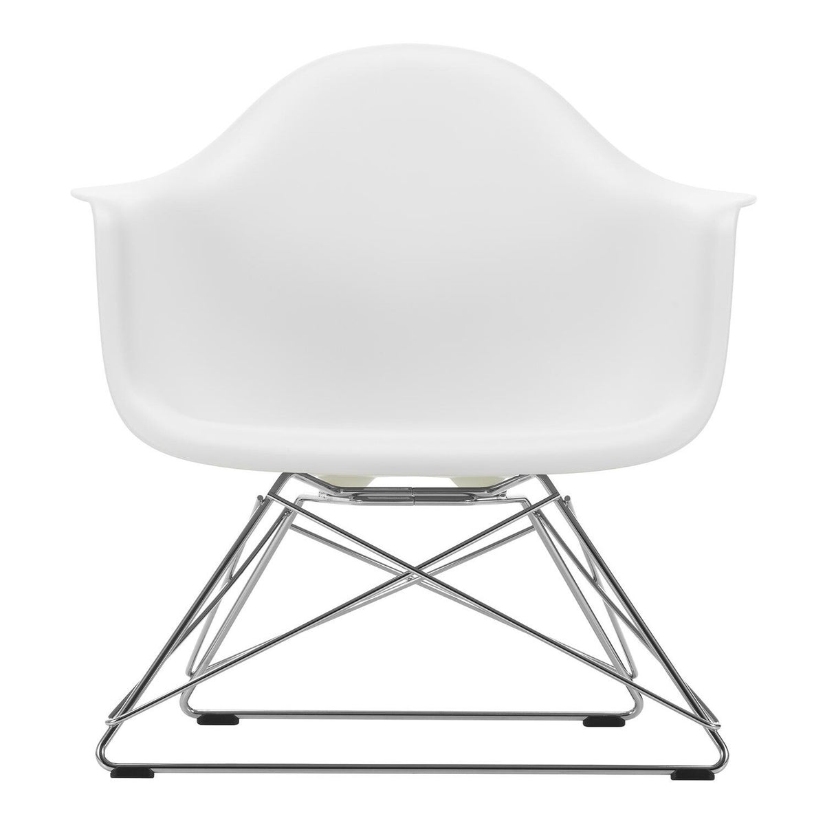Vitra Eames Plastic Armchair LAR Gestell verchromt