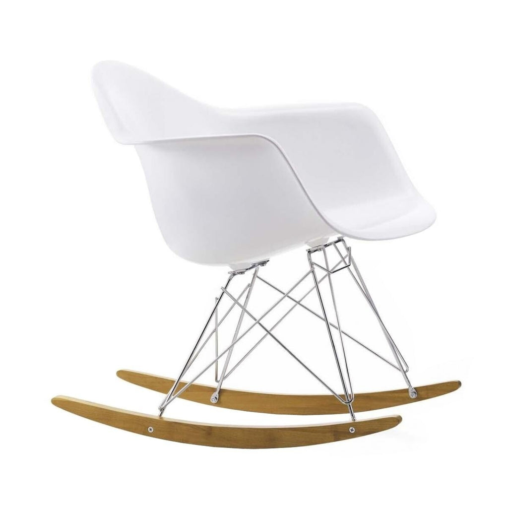 Vitra Eames Plastic Armchair RAR Schaukelstuhl verchromt