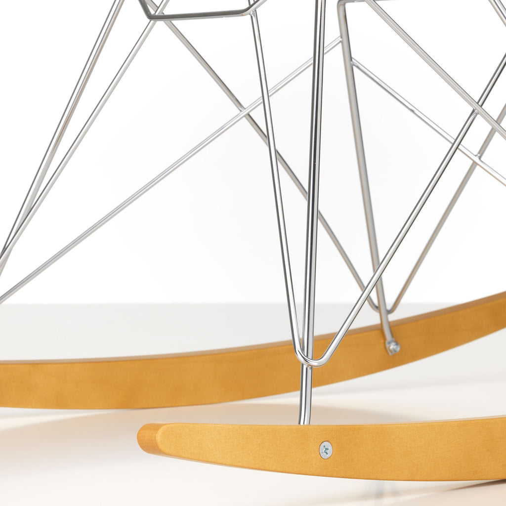 Vitra Eames Plastic Armchair RAR RE Schaukelstuhl verchromt