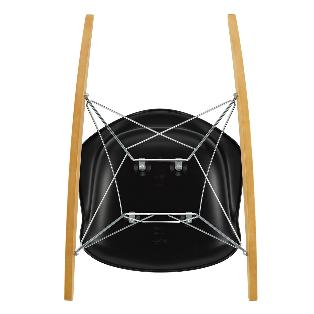 Vitra Eames Plastic Armchair RAR RE Schaukelstuhl verchromt