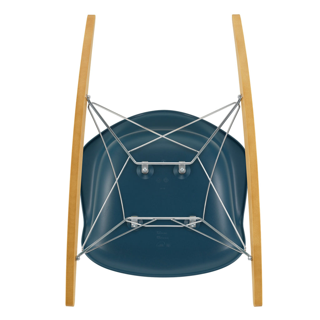 Vitra Eames Plastic Armchair RAR RE Schaukelstuhl verchromt