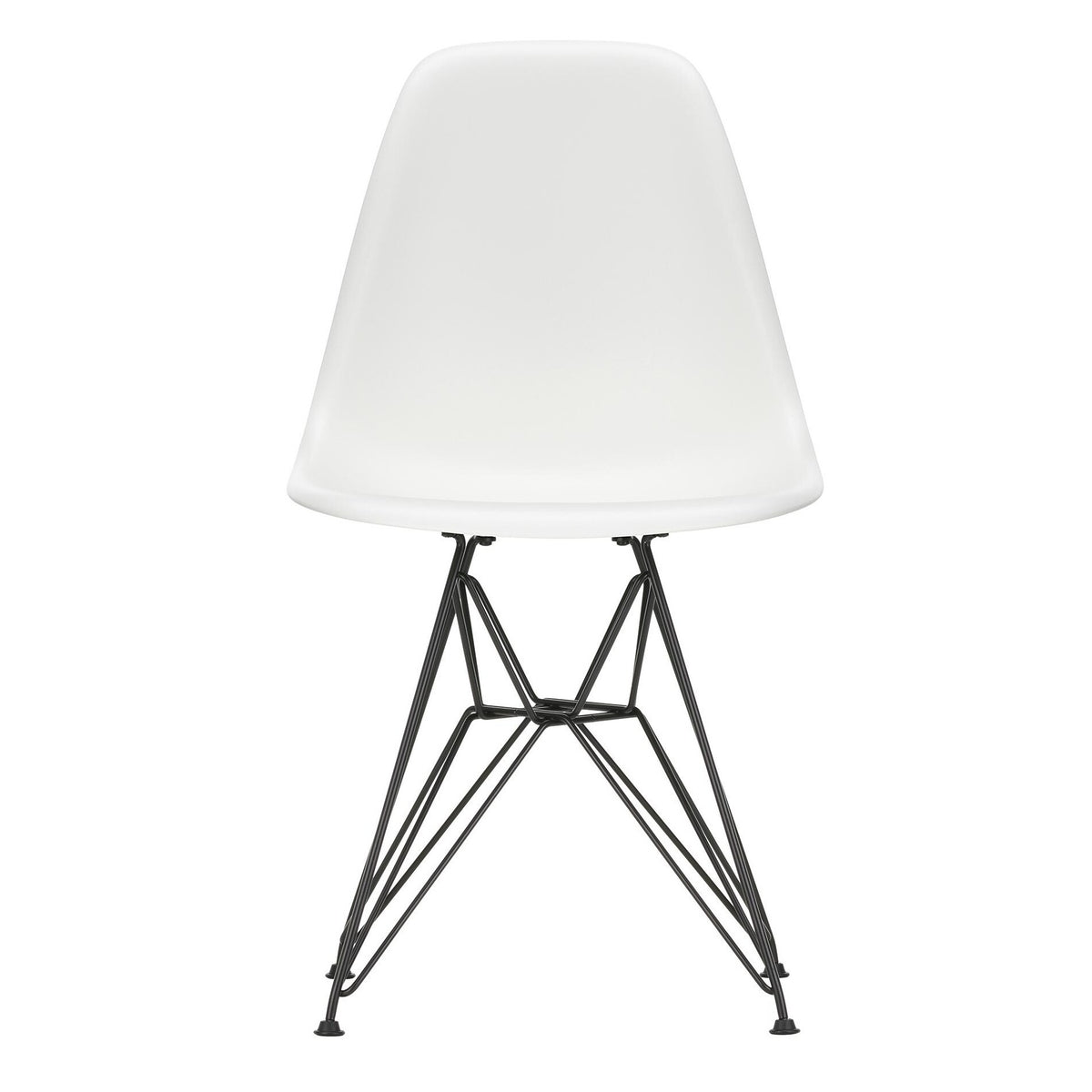 Vitra Eames Plastic Side Chair DSR Gestell schwarz