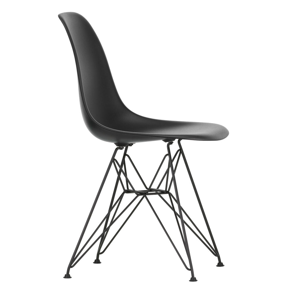 Vitra Eames Plastic Side Chair DSR RE Gestell schwarz